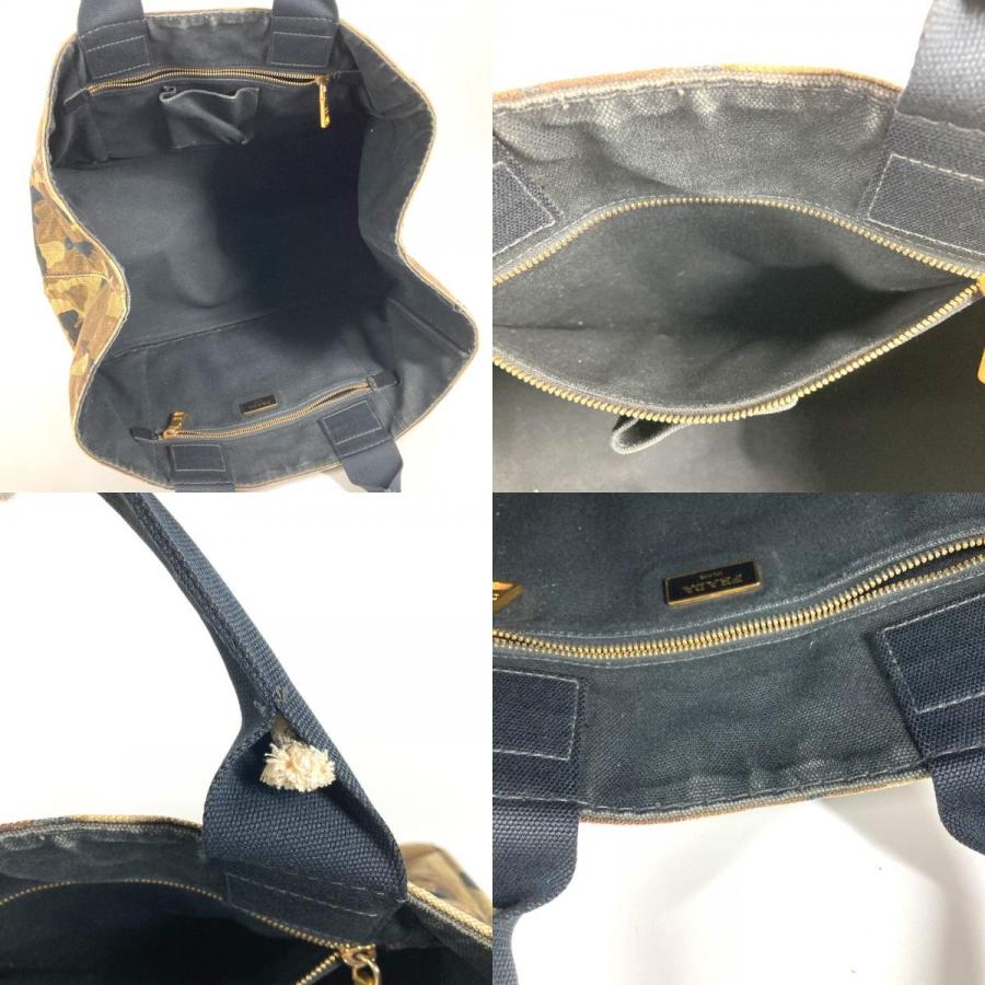 PRADA（プラダ） カナパ L カナパL カバン トートバッグ 迷彩 カモフラ 