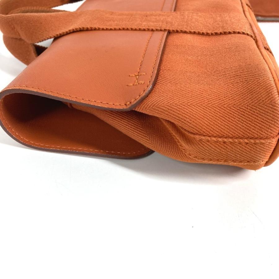 HERMES エルメス ヴァルパライソ ロング PM ポーチ付き カバン トートバッグ ハンドバッグ オレンジ ユニセックス【中古】 | HERMES | 06
