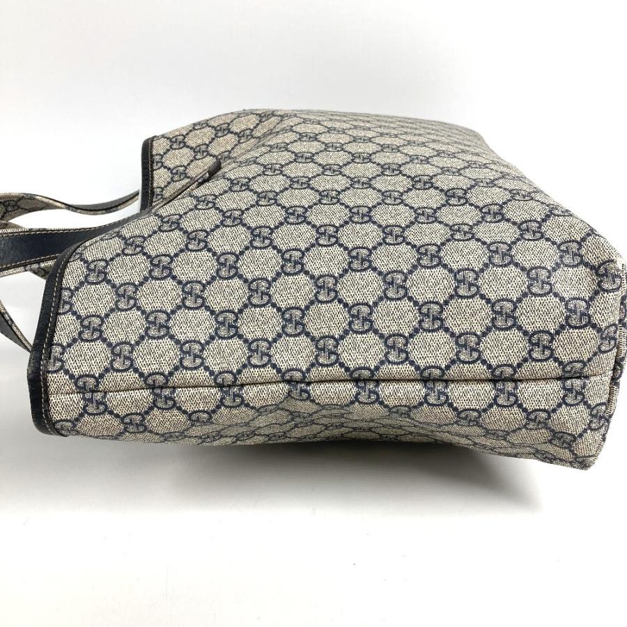 GUCCI グッチ 211134 GG ロゴ カバン 肩掛け トートバッグ GGスプリーム シェリーライン ショルダーバッグ ネイビー ユニセックス【中古】 | GUCCI | 02