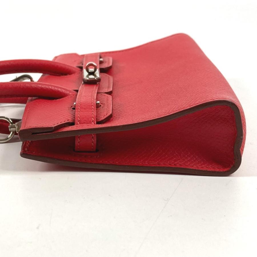 HERMES エルメス タイニーバーキン タイニー バーキン カバン 2WAYバッグ ショルダーバッグ 肩掛け ハンドバッグ レッド【中古】 | HERMES | 04