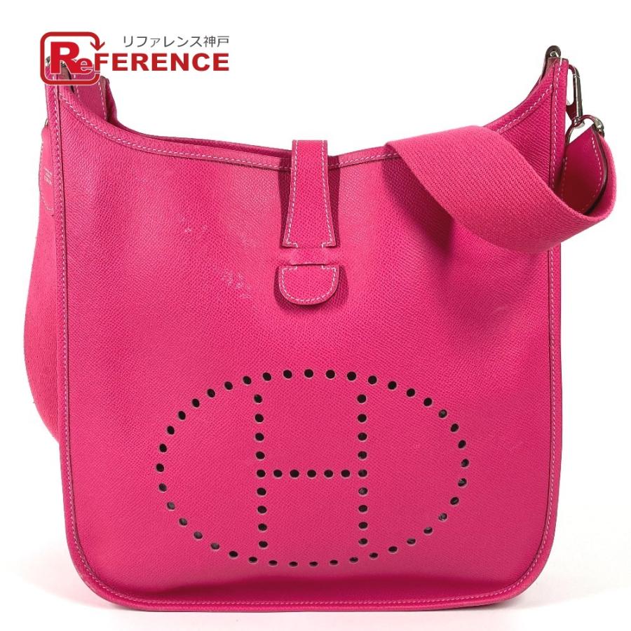 HERMES エルメス エブリン 3 GM エブリンGM カバン 斜め掛け ポシェット ショルダーバッグ ピンク レディース【中古】 | HERMES