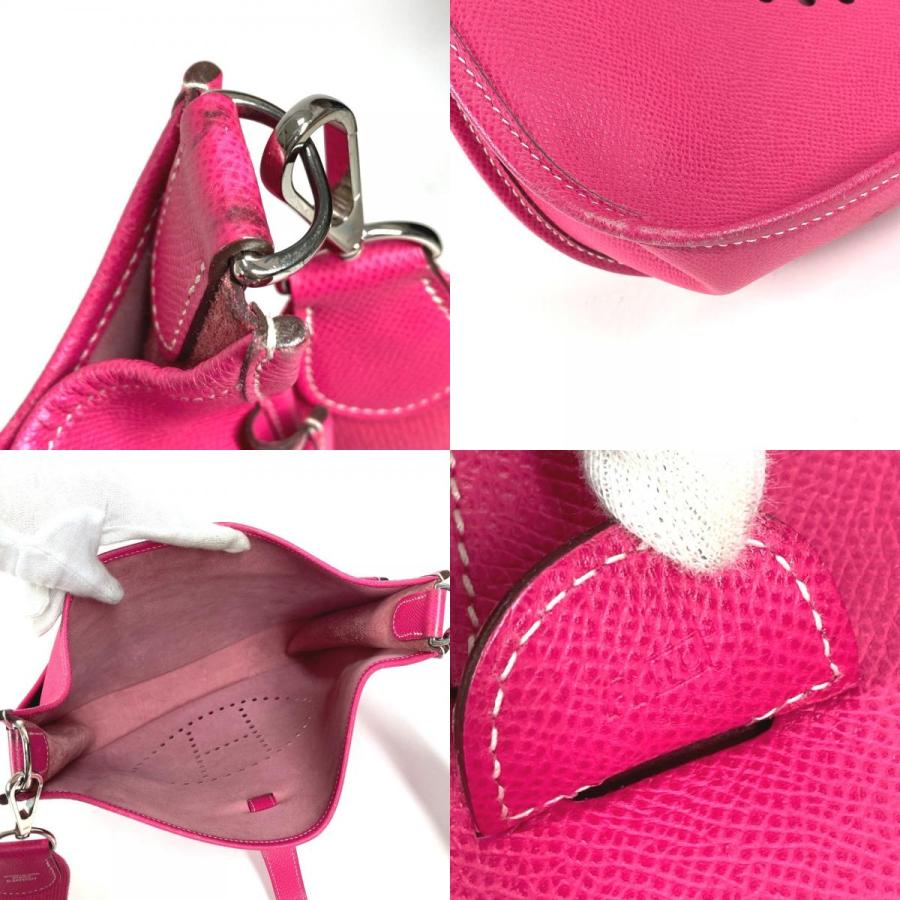 HERMES エルメス エブリン 3 GM エブリンGM カバン 斜め掛け ポシェット ショルダーバッグ ピンク レディース【中古】 | HERMES | 08