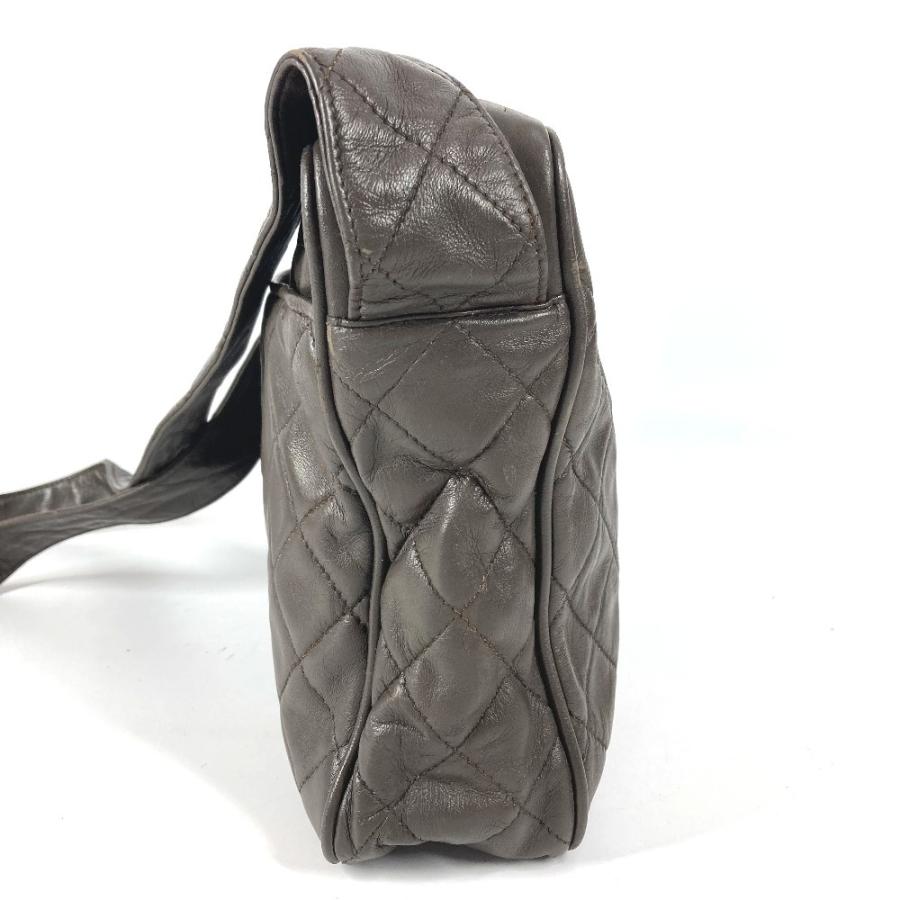 CHANEL シャネル CC ココマーク ロゴ キルティング マトラッセ フリンジ タッセル ココボール ショルダーバッグ ブラウン【中古】 | CHANEL | 01