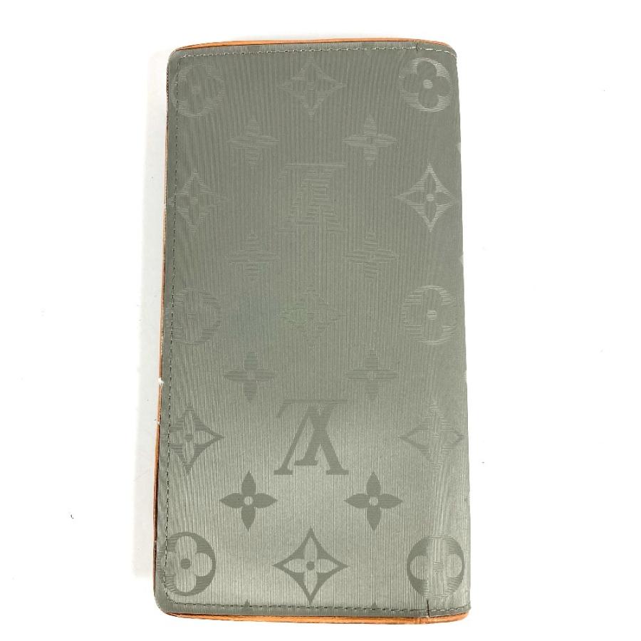 LOUIS VUITTON ルイヴィトン M63236  ポルトフォイユ ブラザ ロングウォレット 2つ折り モノグラム チタニウム 長財布 グレー【中古】 | LOUIS VUITTON | 01