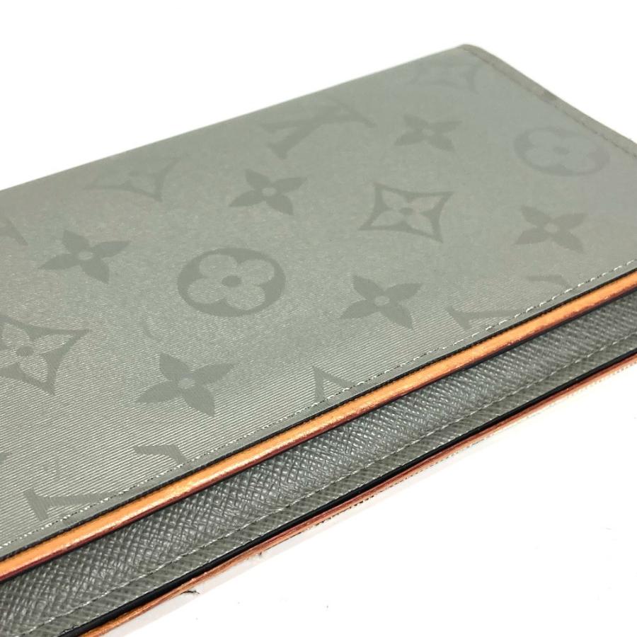LOUIS VUITTON ルイヴィトン M63236  ポルトフォイユ ブラザ ロングウォレット 2つ折り モノグラム チタニウム 長財布 グレー【中古】 | LOUIS VUITTON | 03