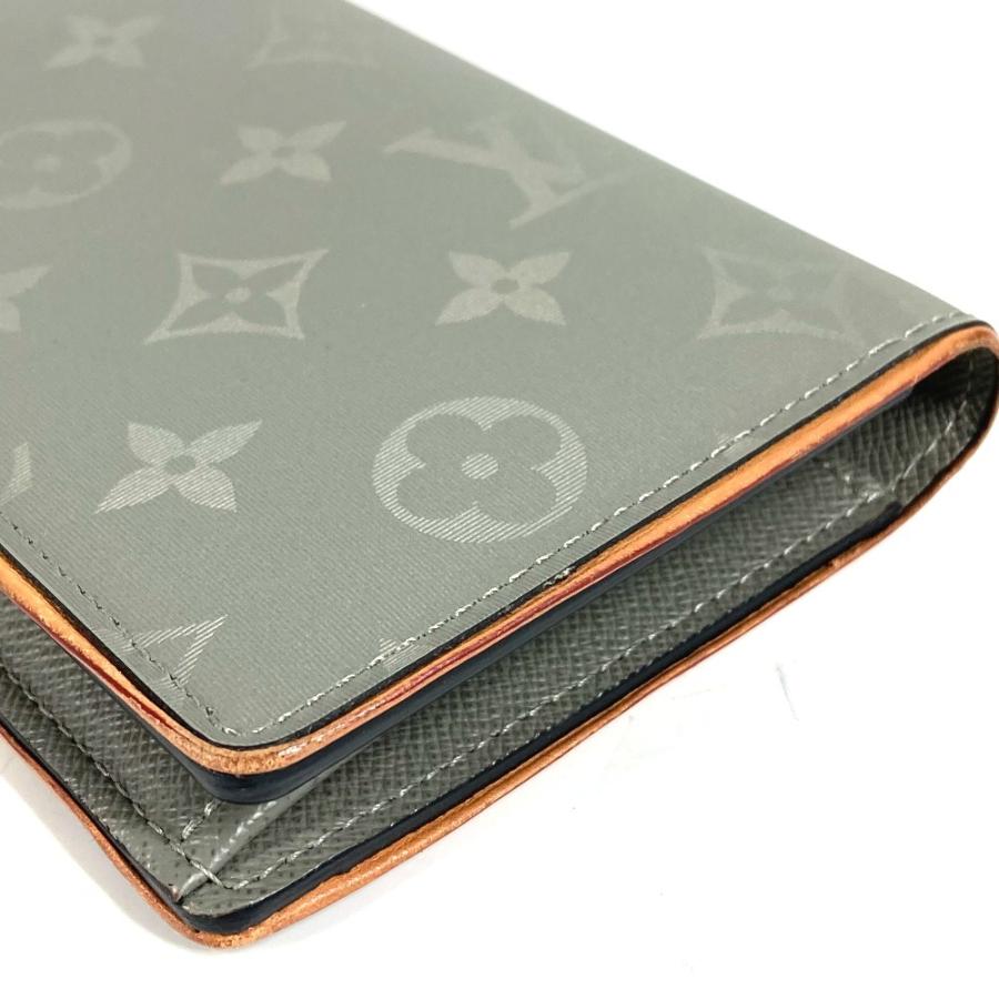 LOUIS VUITTON ルイヴィトン M63236  ポルトフォイユ ブラザ ロングウォレット 2つ折り モノグラム チタニウム 長財布 グレー【中古】 | LOUIS VUITTON | 04