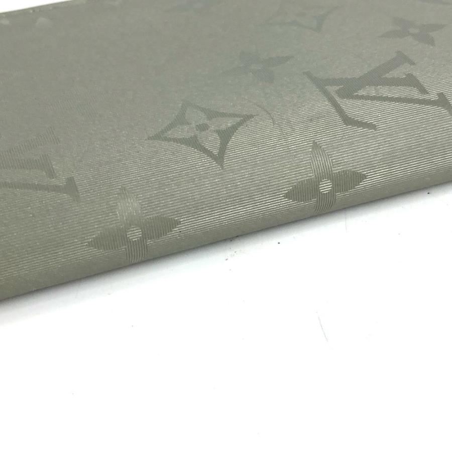 LOUIS VUITTON ルイヴィトン M63236  ポルトフォイユ ブラザ ロングウォレット 2つ折り モノグラム チタニウム 長財布 グレー【中古】 | LOUIS VUITTON | 05