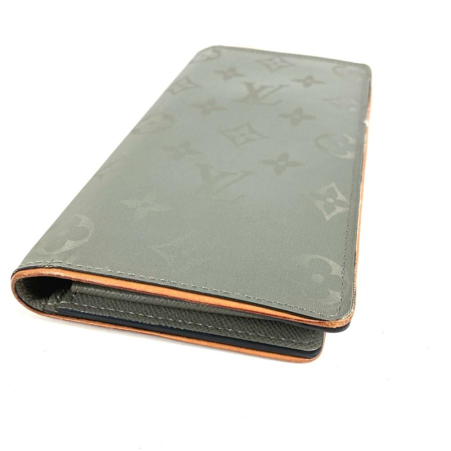 LOUIS VUITTON ルイヴィトン M63236  ポルトフォイユ ブラザ ロングウォレット 2つ折り モノグラム チタニウム 長財布 グレー【中古】 | LOUIS VUITTON | 07