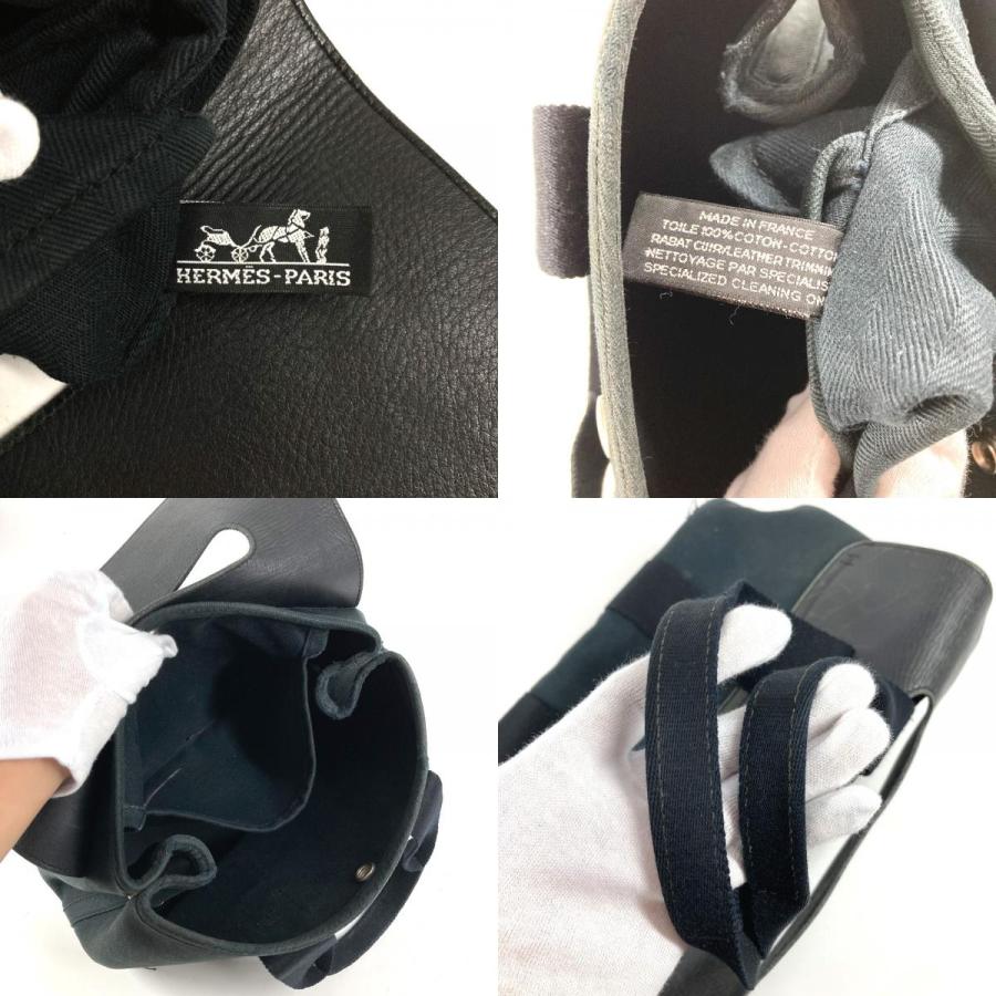 HERMES エルメス ヴァルパライソPM バルパライソ カバン トートバッグ  フラップ バッグ ハンドバッグ ブラック ユニセックス【中古】 | HERMES | 09