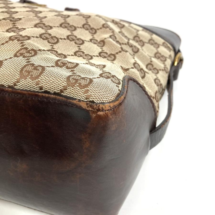 GUCCI グッチ 106251 GG ロゴ トートバッグ カバン 肩掛け  ショルダーバッグ ベージュ ユニセックス【中古】 | GUCCI | 07