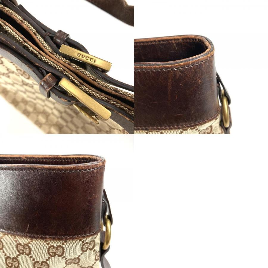 GUCCI グッチ 106251 GG ロゴ トートバッグ カバン 肩掛け  ショルダーバッグ ベージュ ユニセックス【中古】 | GUCCI | 09