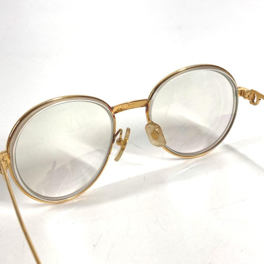 CARTIER カルティエ ロゴ トリニティ めがね メガネ アイウェア 眼鏡 眼鏡 ユニセックス【中古】 | Cartier | 01