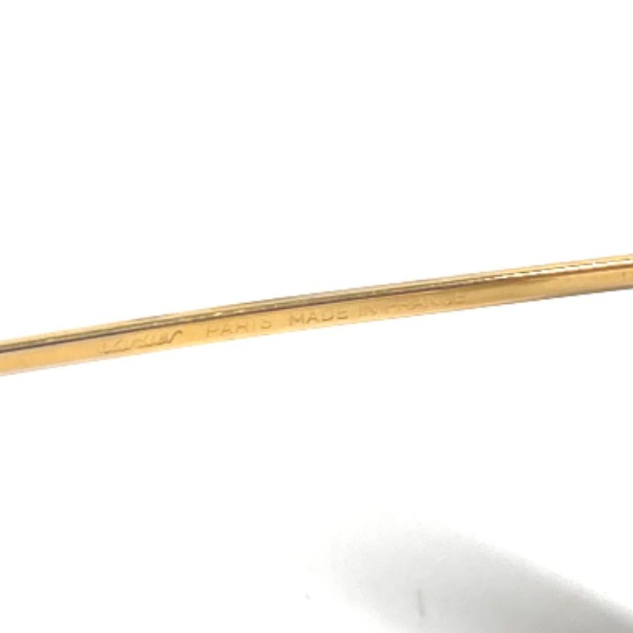 CARTIER カルティエ ロゴ トリニティ めがね メガネ アイウェア 眼鏡 眼鏡 ユニセックス【中古】 | Cartier | 02