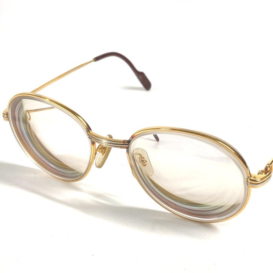 CARTIER カルティエ ロゴ トリニティ めがね メガネ アイウェア 眼鏡 眼鏡 ユニセックス【中古】 | Cartier | 04