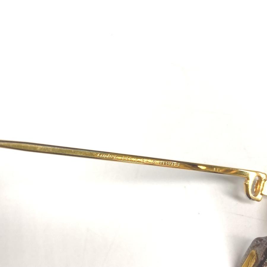 CARTIER カルティエ ロゴ トリニティ めがね メガネ アイウェア 眼鏡 眼鏡 ユニセックス【中古】 | Cartier | 07