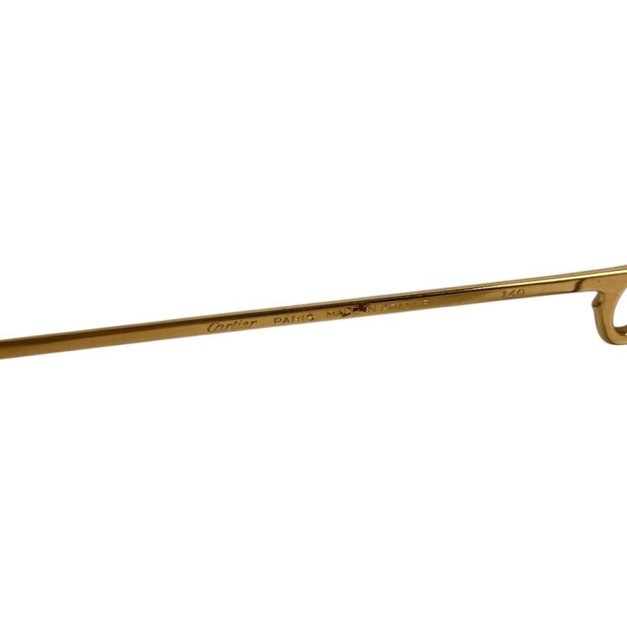 CARTIER カルティエ ロゴ  めがね メガネ アイウェア 眼鏡 眼鏡 ゴールド ユニセックス【中古】 | Cartier | 04