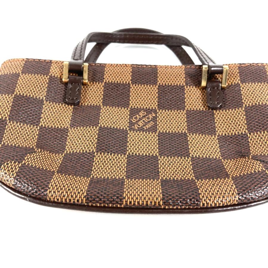 LOUIS VUITTON ルイヴィトン N51120 マノスクGM ポーチのみ カバン ハンドバッグ ダミエ ポーチ エベヌ ブラウン レディース【中古】 | LOUIS VUITTON | 02