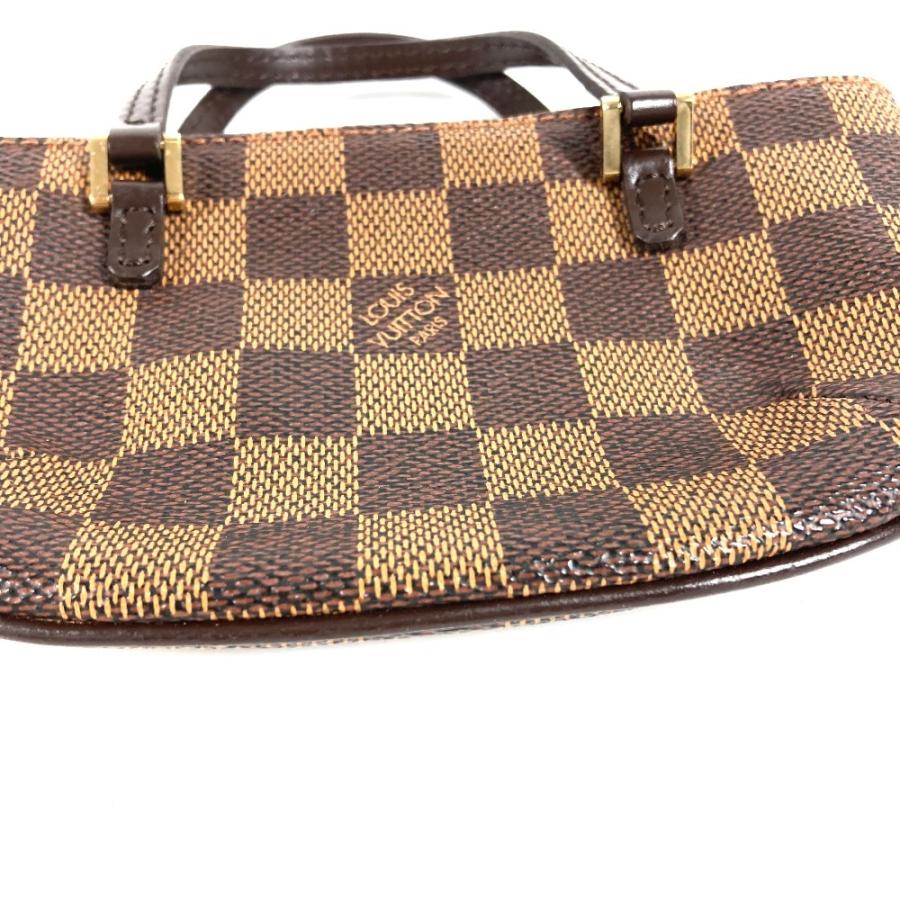 LOUIS VUITTON ルイヴィトン N51120 マノスクGM ポーチのみ カバン ハンドバッグ ダミエ ポーチ エベヌ ブラウン レディース【中古】 | LOUIS VUITTON | 06