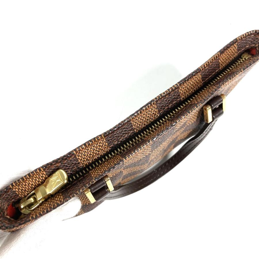 LOUIS VUITTON ルイヴィトン N51120 マノスクGM ポーチのみ カバン ハンドバッグ ダミエ ポーチ エベヌ ブラウン レディース【中古】 | LOUIS VUITTON | 07