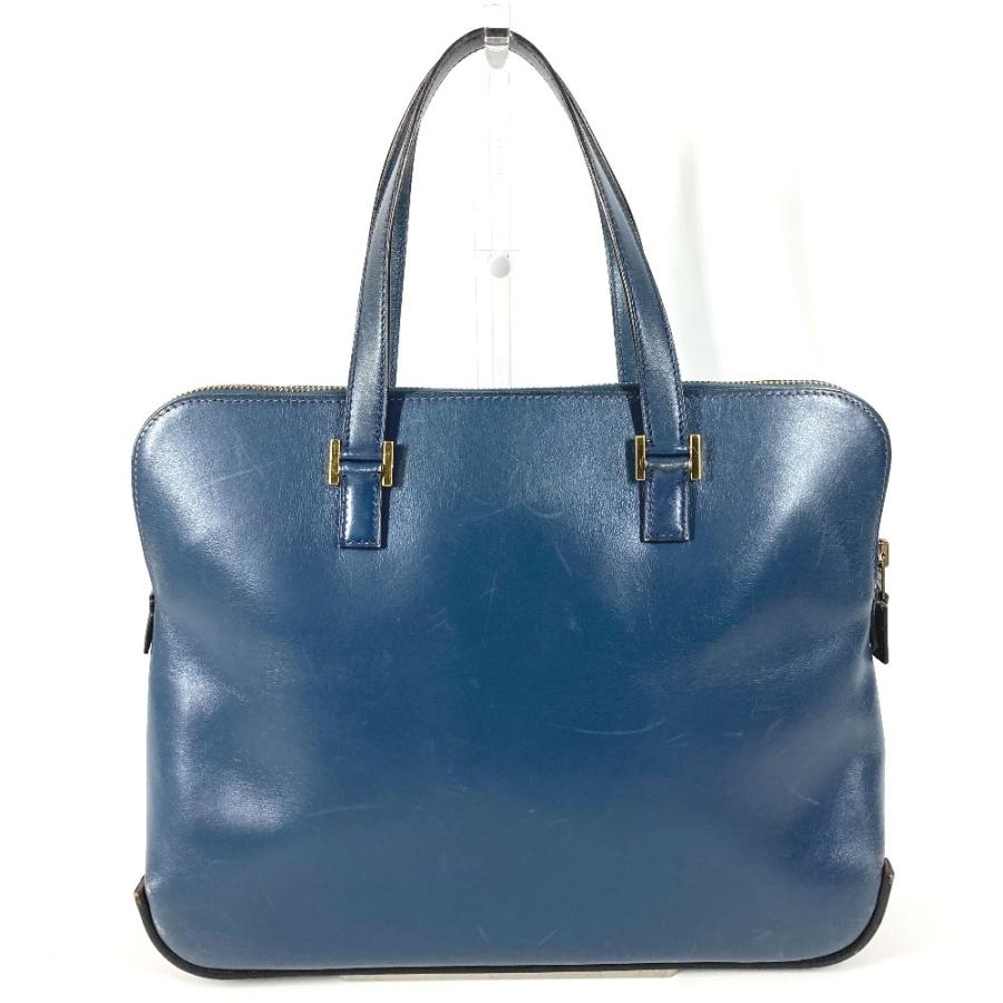 HERMES エルメス エスカパーダ ブリーフケース ハンドバッグ 書類バッグ  ヴィンテージ ビジネスバッグ ネイビー メンズ【中古】 | HERMES | 01