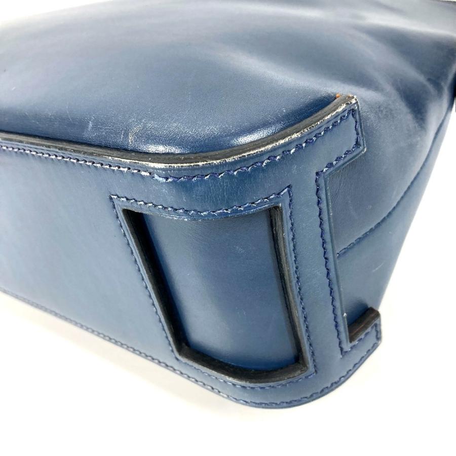 HERMES エルメス エスカパーダ ブリーフケース ハンドバッグ 書類バッグ  ヴィンテージ ビジネスバッグ ネイビー メンズ【中古】 | HERMES | 05