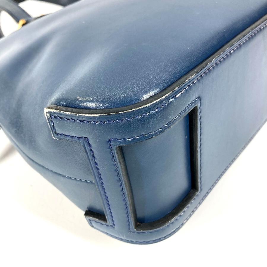 HERMES エルメス エスカパーダ ブリーフケース ハンドバッグ 書類バッグ  ヴィンテージ ビジネスバッグ ネイビー メンズ【中古】 | HERMES | 06