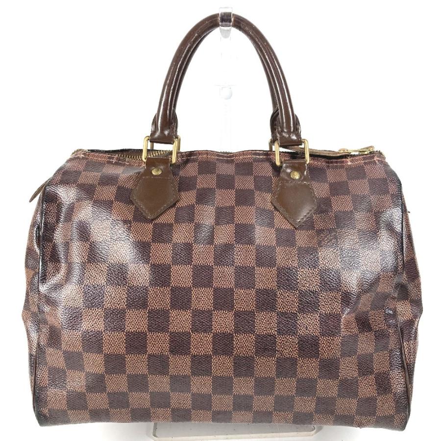 LOUIS VUITTON ルイヴィトン N41364 スピーディ30 ミニボストンバッグ カバン ダミエ ハンドバッグ エベヌ ブラウン ユニセックス【中古】