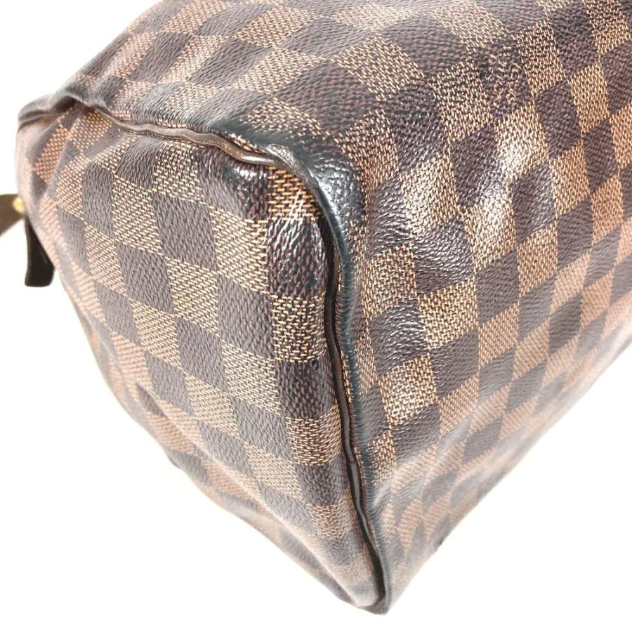 LOUIS VUITTON ルイヴィトン N41364 スピーディ30 ミニボストンバッグ カバン ダミエ ハンドバッグ エベヌ ブラウン ユニセックス【中古】