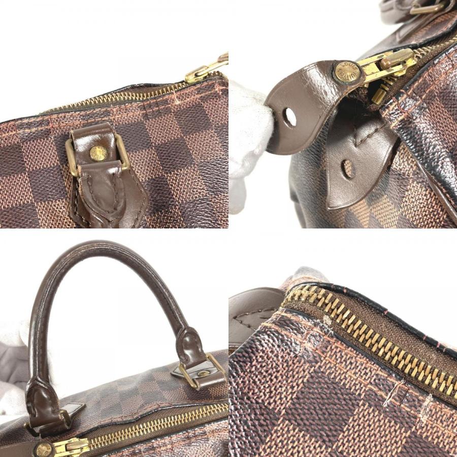 LOUIS VUITTON ルイヴィトン N41364 スピーディ30 ミニボストンバッグ カバン ダミエ ハンドバッグ エベヌ ブラウン ユニセックス【中古】