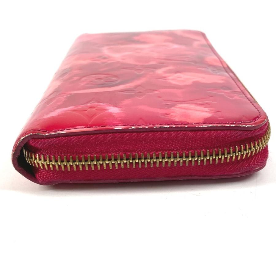 ルイヴィトン LOUIS VUITTON ジッピーウォレット M90019 イカットフラワー 花 ロングウォレット ラウンドファスナー 長財布 パテントレザー ピンク LOUIS VUITTON（ルイ・ヴィトン） ジッピーウォレット ロング