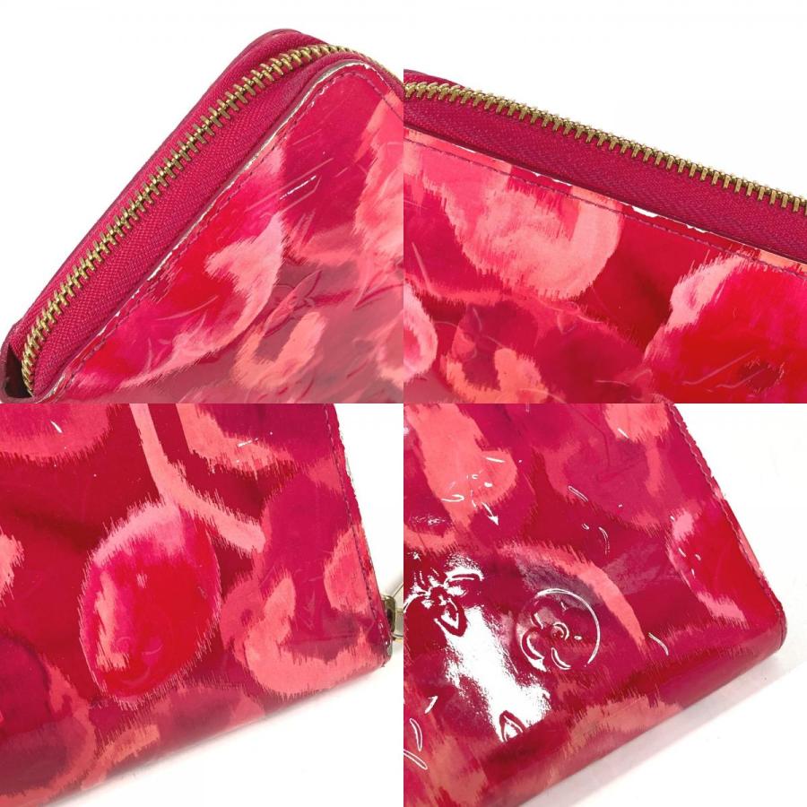 ルイヴィトン LOUIS VUITTON ジッピーウォレット M90019 イカットフラワー 花 ロングウォレット ラウンドファスナー 長財布 パテントレザー ピンク LOUIS VUITTON（ルイ・ヴィトン） ジッピーウォレット ロング
