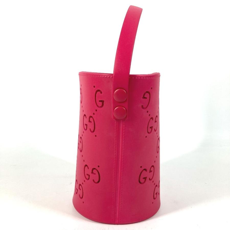 GUCCI グッチ 723051 GG ロゴ バケットバッグ ミニボストンバッグ カバン チルドレンズ ハンドバッグ ピンク ユニセックス【中古】 | GUCCI | 02