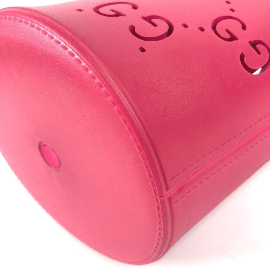 GUCCI グッチ 723051 GG ロゴ バケットバッグ ミニボストンバッグ カバン チルドレンズ ハンドバッグ ピンク ユニセックス【中古】 | GUCCI | 05