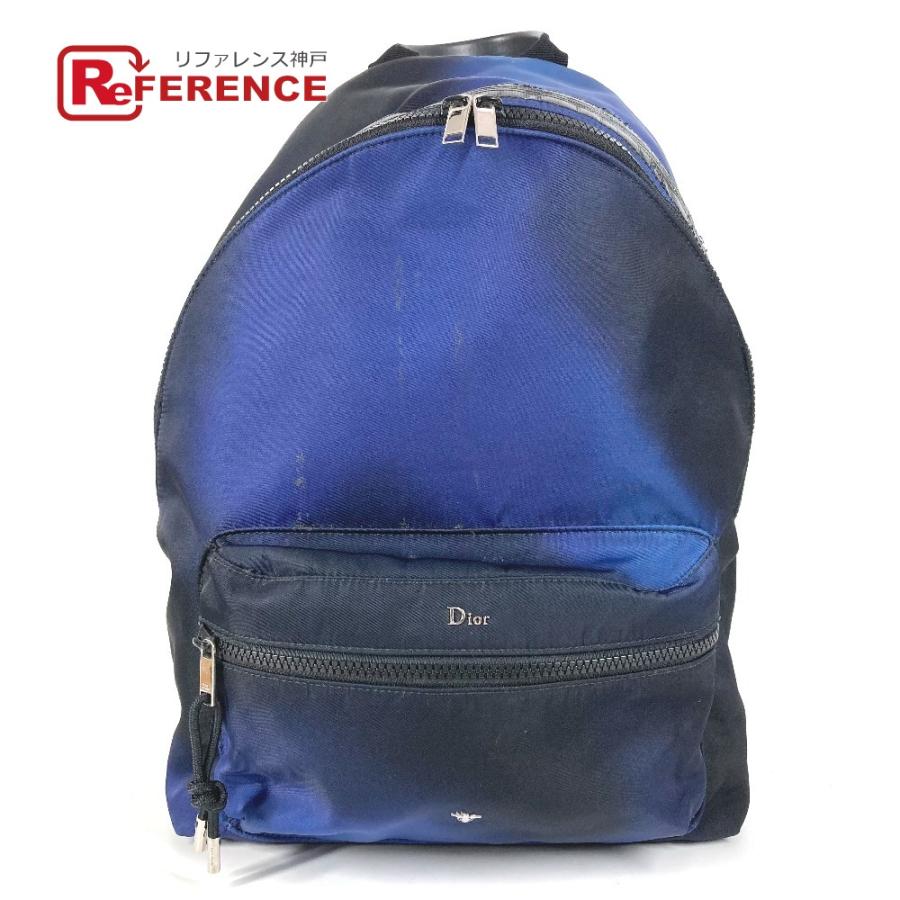 Dior ディオール ロゴ グラデーション カバン バックパック リュックサック ブルー ユニセックス【中古】 | 
