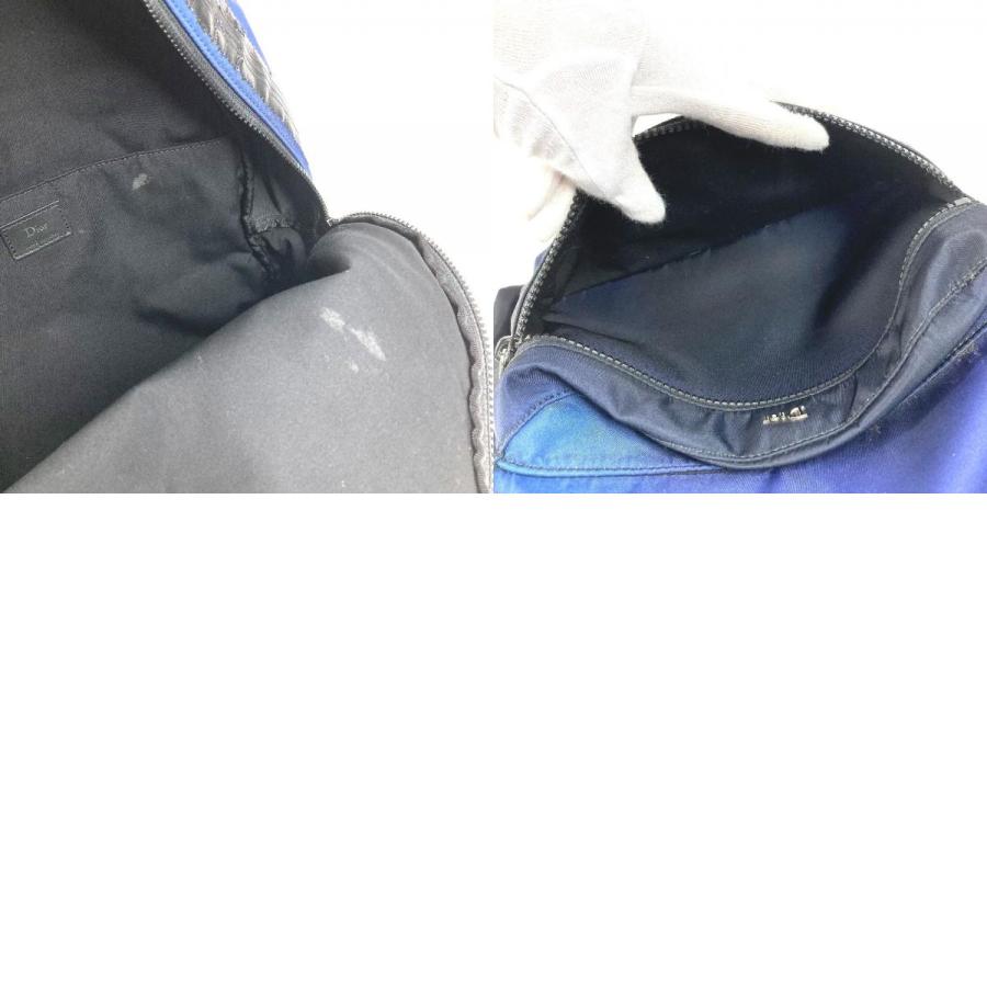 Dior ディオール ロゴ グラデーション カバン バックパック リュックサック ブルー ユニセックス【中古】 |  | 09