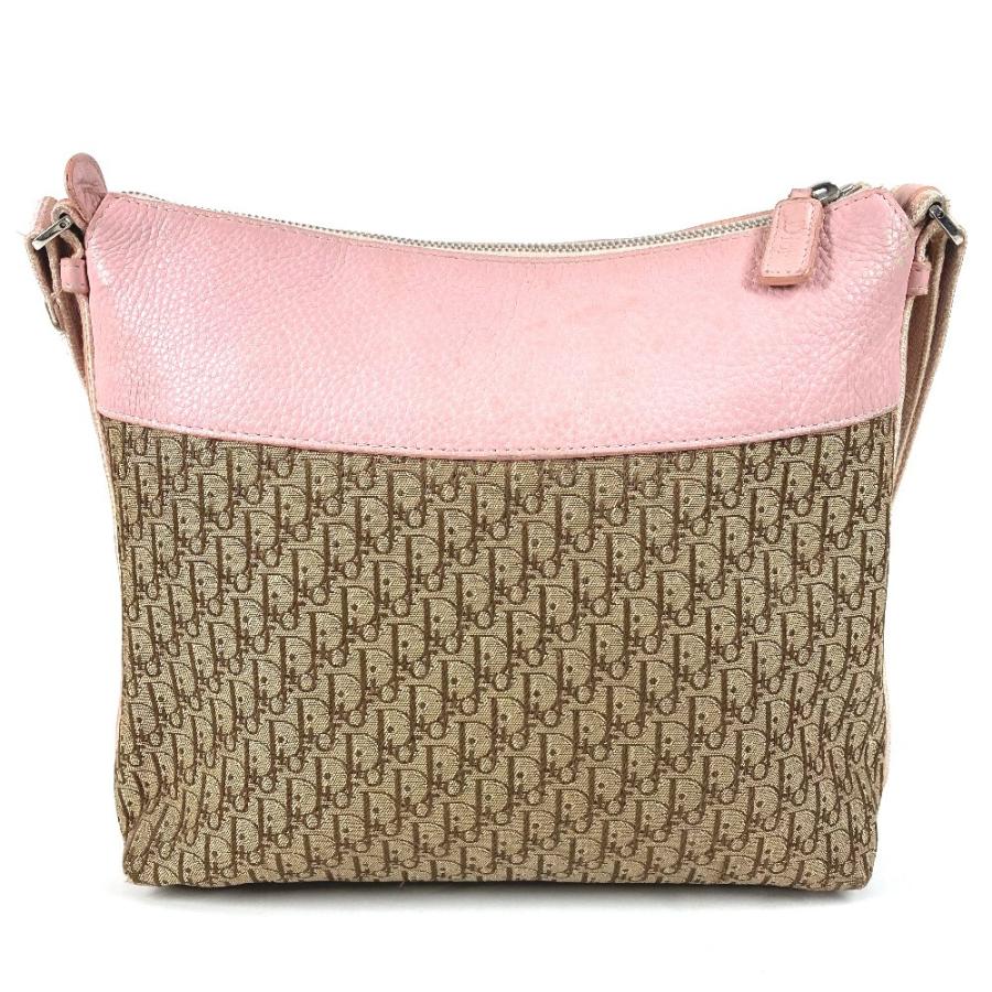 Dior ディオール トロッター ロゴ ディオリッシモ カバン 斜め掛け プレートロゴ ショルダーバッグ ベージュ ユニセックス【中古】 |  | 01