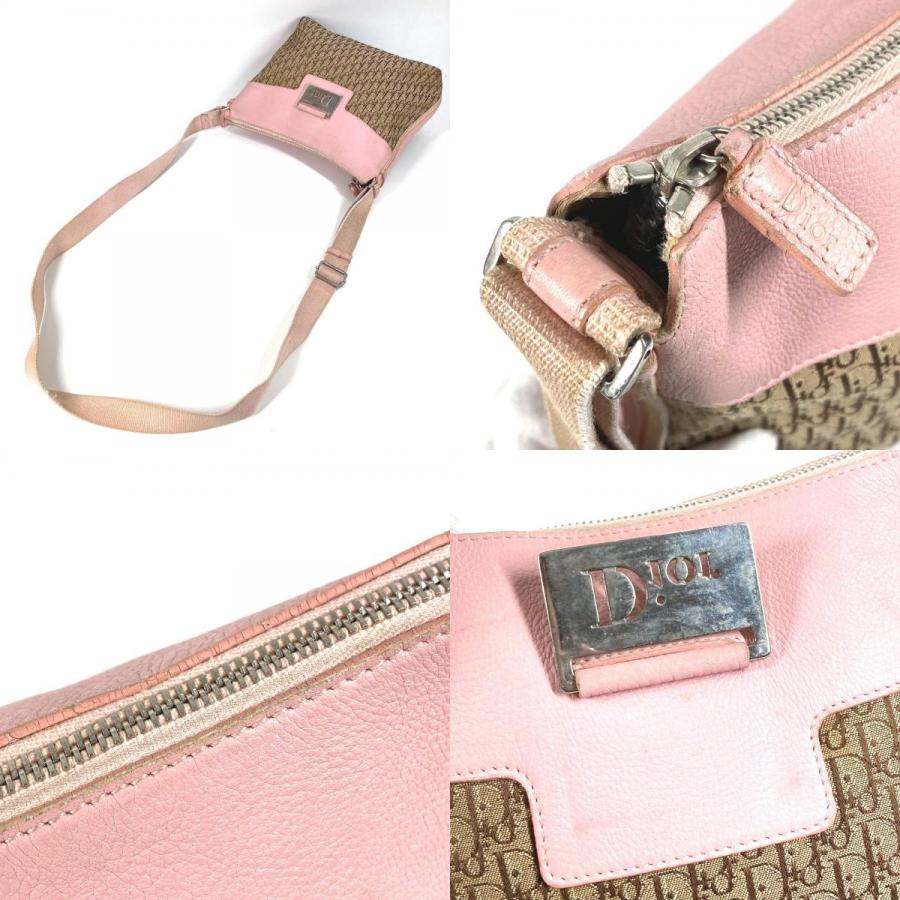 Dior ディオール トロッター ロゴ ディオリッシモ カバン 斜め掛け プレートロゴ ショルダーバッグ ベージュ ユニセックス【中古】 |  | 07