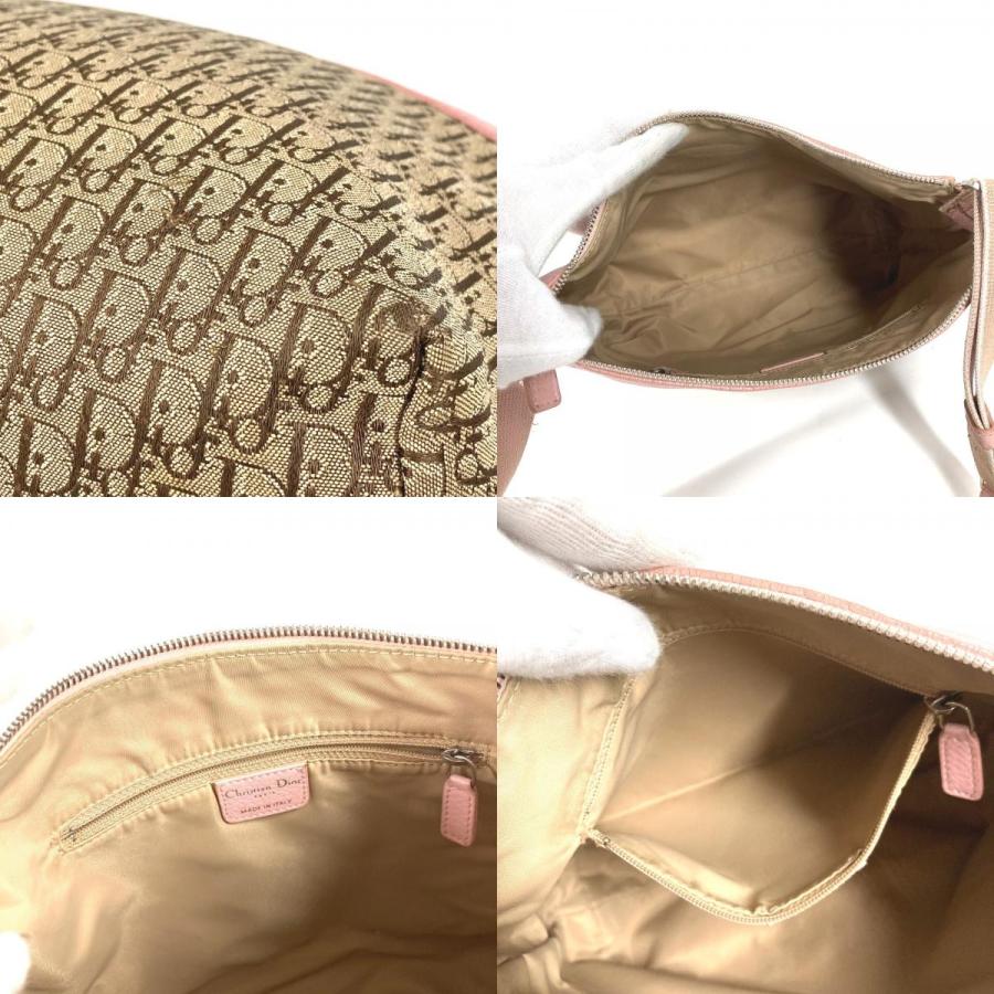 Dior ディオール トロッター ロゴ ディオリッシモ カバン 斜め掛け プレートロゴ ショルダーバッグ ベージュ ユニセックス【中古】 |  | 08