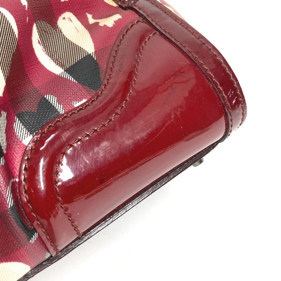 BURBERRY バーバリー チェック ハート ロゴ カバン 肩掛け トートバッグ ショルダーバッグ ベージュ ユニセックス【中古】 | BURBERRY | 01