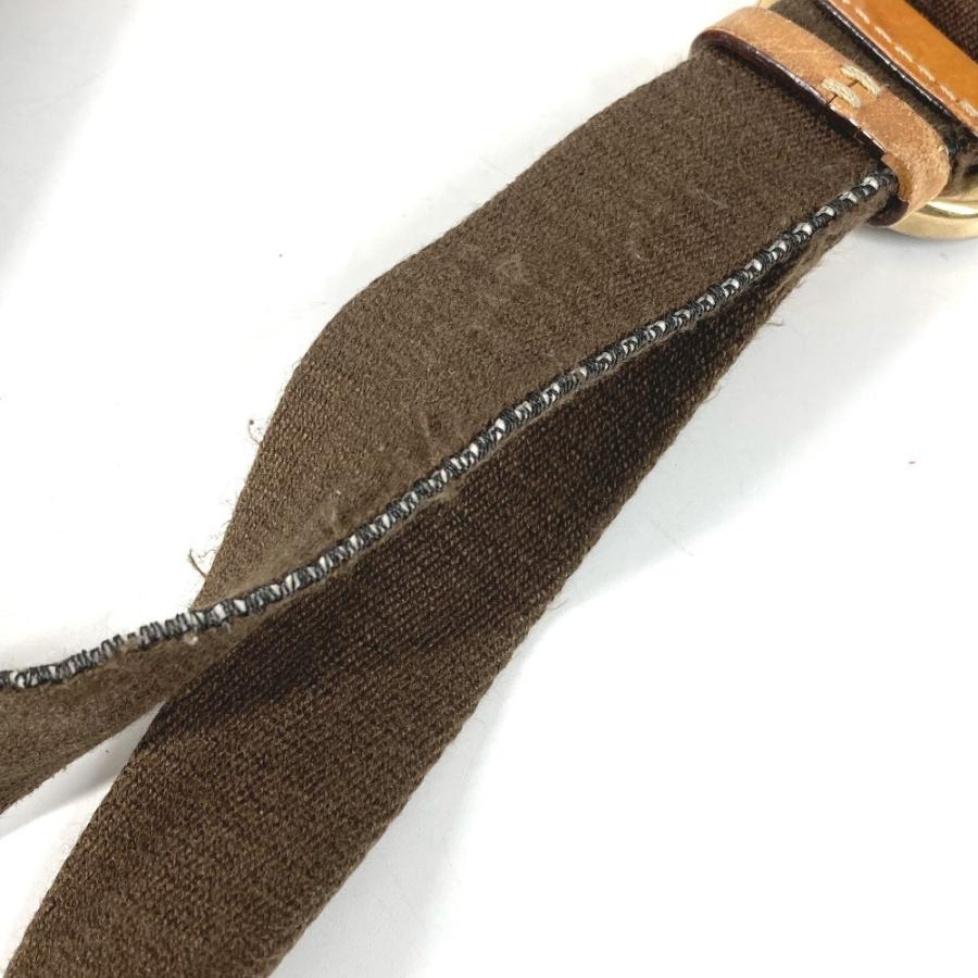 CELINE セリーヌ マカダム ロゴ 斜め掛け カバン フラップ ショルダーバッグ ブラウン ユニセックス【中古】 | CELINE | 05