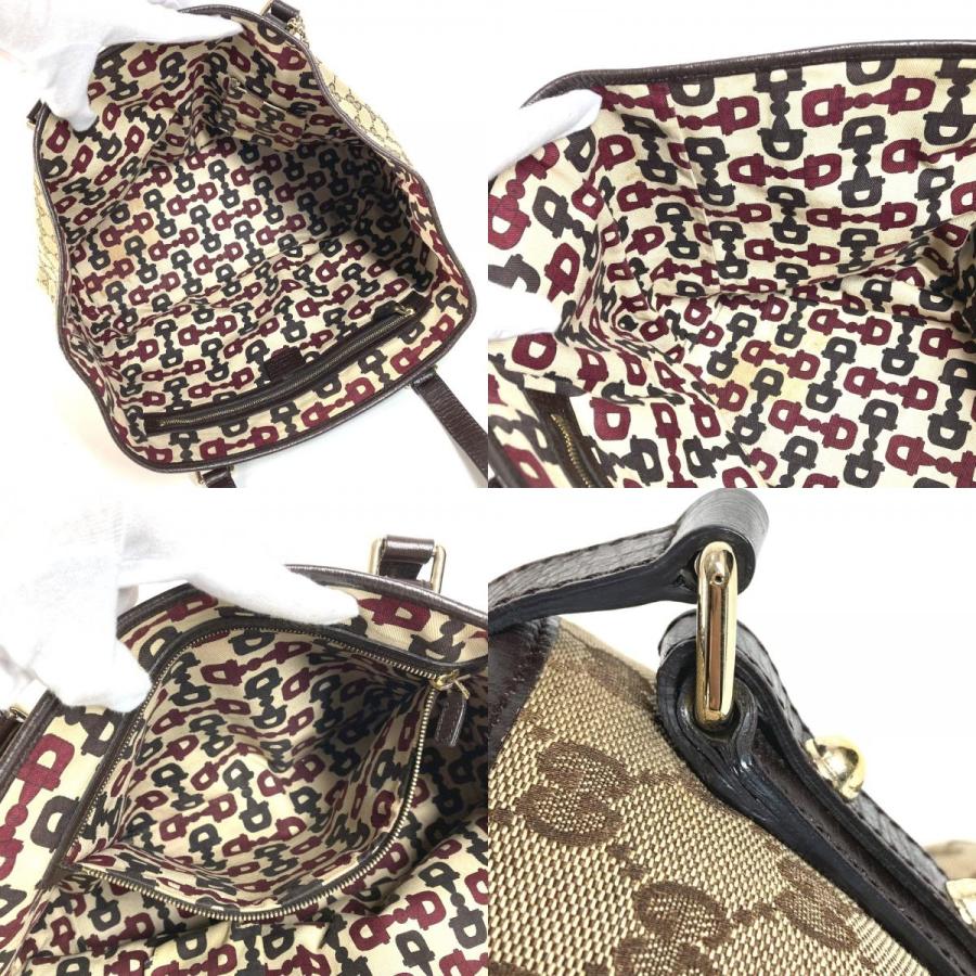 GUCCI（グッチ） 139260 GG ロゴ シェリーライン 肩掛け トートバッグ 