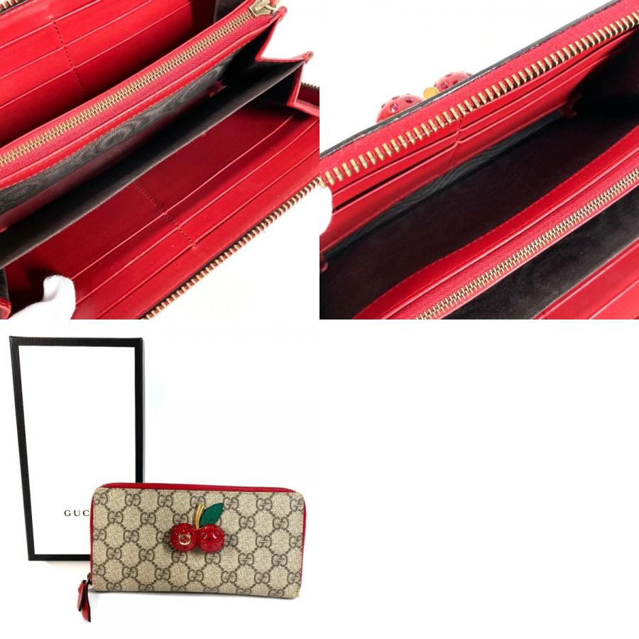 GUCCI（グッチ） 476049 GG ロゴ チェリー サクランボ ラインストーン 