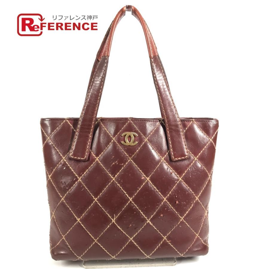 CHANEL（シャネル） ワイルドステッチ CC ココマーク ハンドバッグ 