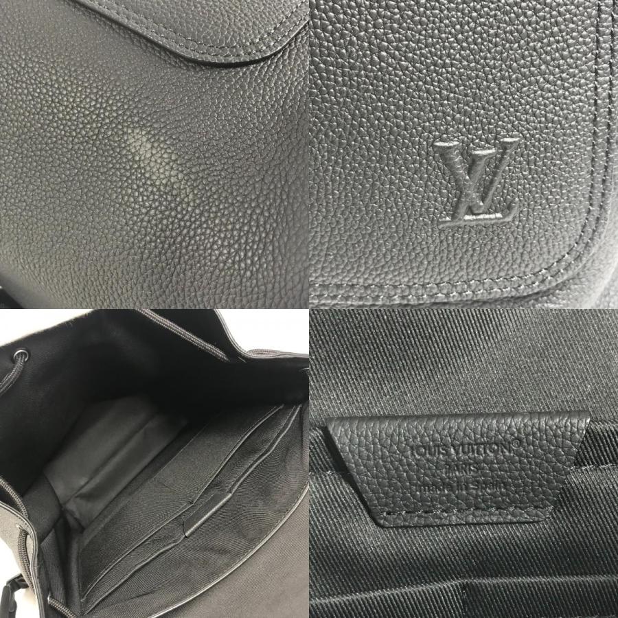 LOUIS VUITTON ルイヴィトン M15262 ファストライン バックパック フラップ LVアエログラム リュックサック ノワール ブラック【中古】 | LOUIS VUITTON | 08