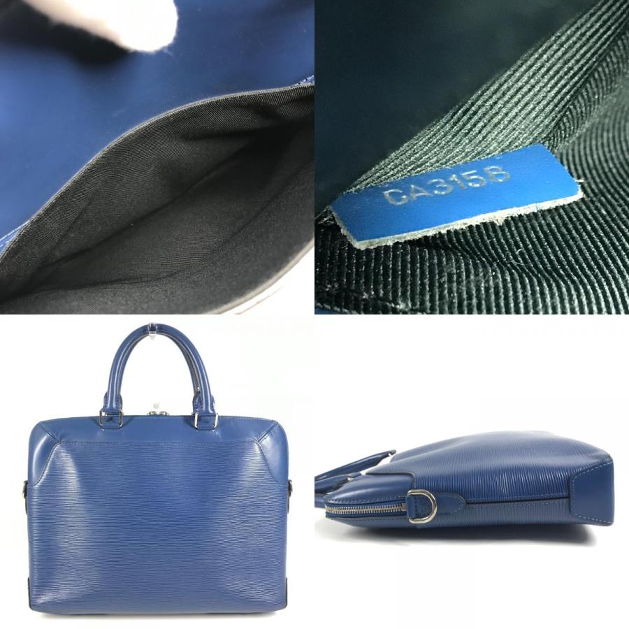 LOUIS VUITTON ルイヴィトン M51691 オリバー ハンドバッグ トートバッグ 書類バッグ ブリーフケース エピ ビジネスバッグ ブルー【中古】 | LOUIS VUITTON | 07