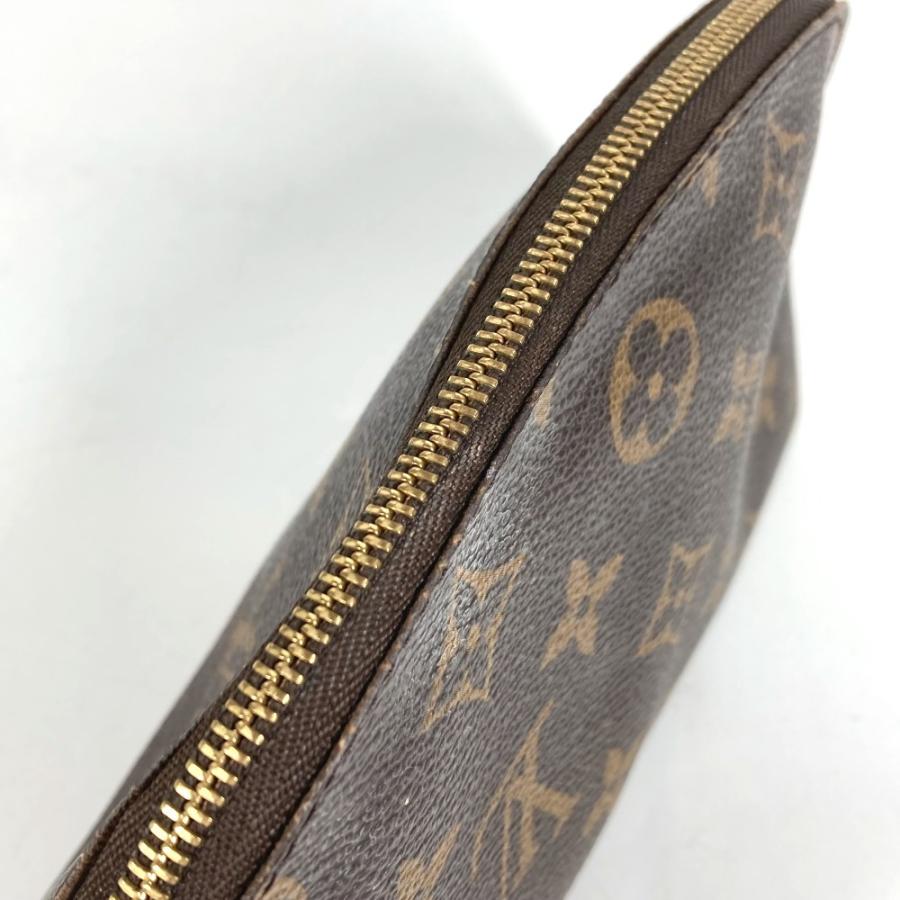 LOUIS VUITTON ルイヴィトン M47515 ポシェット コスメティック PM メイクポーチ ポーチ モノグラム 化粧ポーチ ブラウン 【中古】 | LOUIS VUITTON | 05