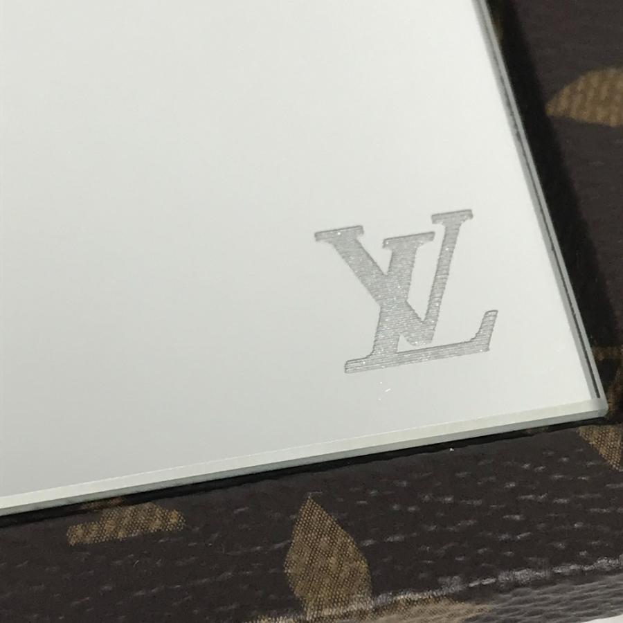 美品 LOUIS VUITTON ルイヴィトン GI0554  ホーム ミラー トランク インテリア 三面鏡 モノグラム 鏡 ブラウン ユニセックス【中古】 | LOUIS VUITTON | 02