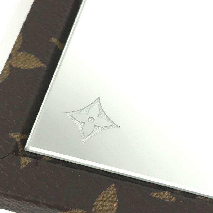 美品 LOUIS VUITTON ルイヴィトン GI0554  ホーム ミラー トランク インテリア 三面鏡 モノグラム 鏡 ブラウン ユニセックス【中古】 | LOUIS VUITTON | 03