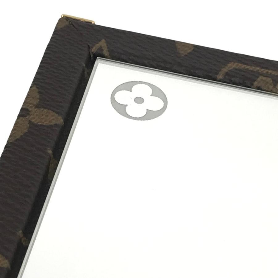 美品 LOUIS VUITTON ルイヴィトン GI0554  ホーム ミラー トランク インテリア 三面鏡 モノグラム 鏡 ブラウン ユニセックス【中古】 | LOUIS VUITTON | 04