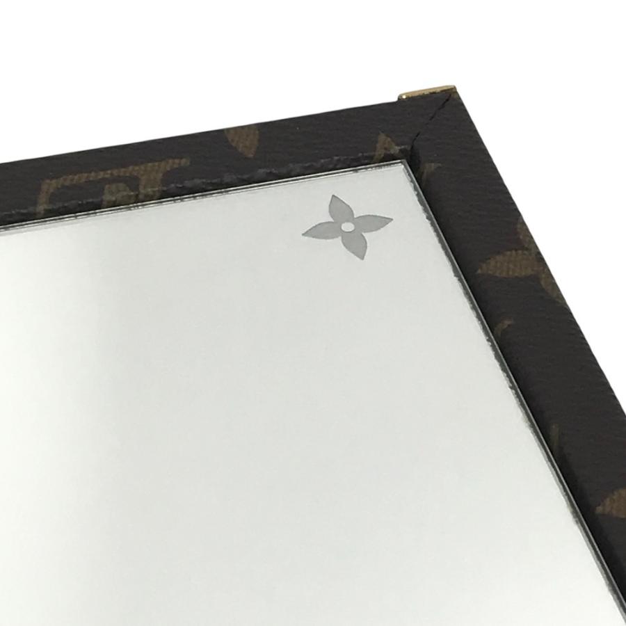 美品 LOUIS VUITTON ルイヴィトン GI0554  ホーム ミラー トランク インテリア 三面鏡 モノグラム 鏡 ブラウン ユニセックス【中古】 | LOUIS VUITTON | 05